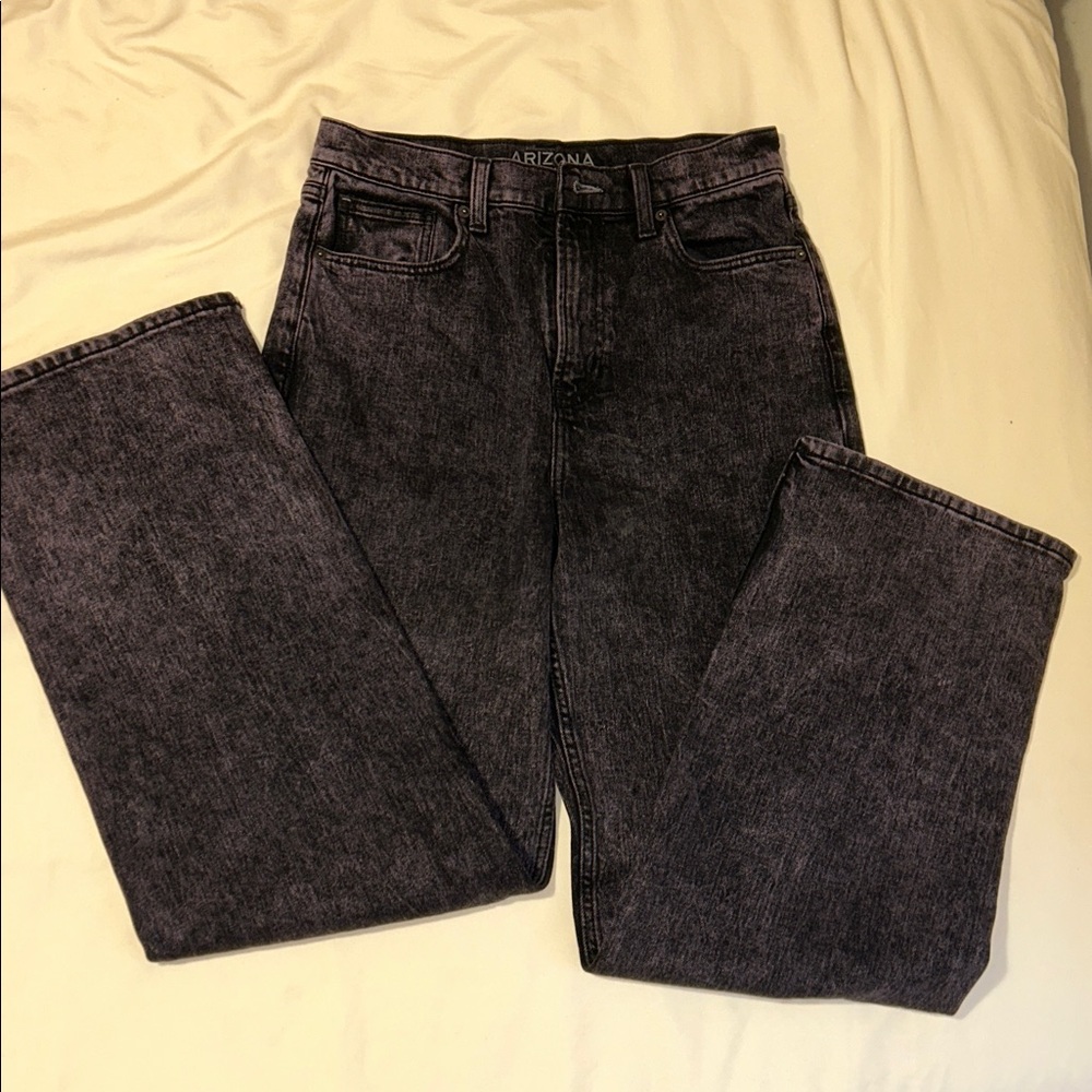 Arizona Jean Company Highest-Rise Purple Wash Skater Jeans